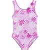 Pink Floral One-Piece Swimsuit - One Pieces - 1 - thumbnail