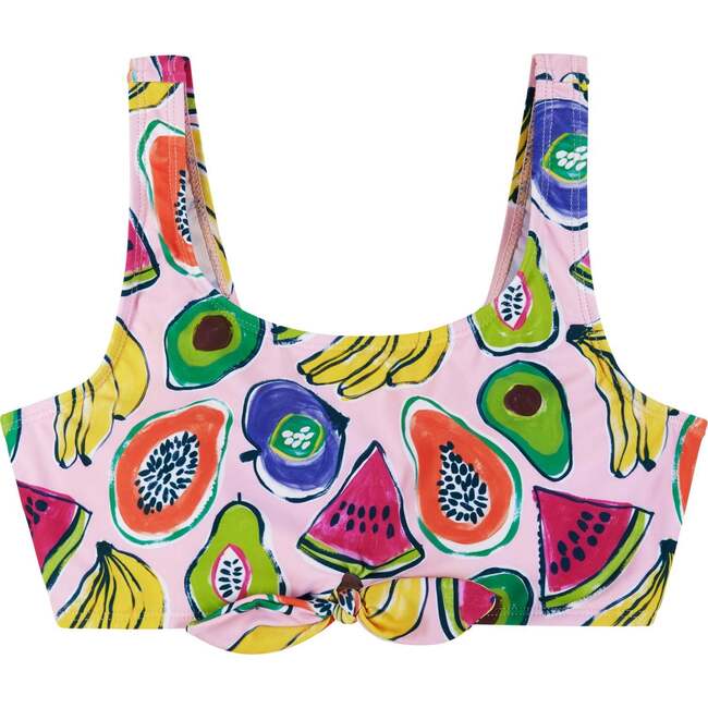 Pink Fruit Print Bikini - Two Pieces - 2