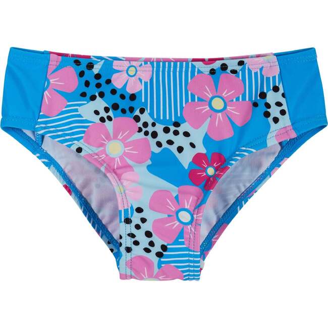 Rashguard Set , Blue Floral Print - Rash Guards - 6
