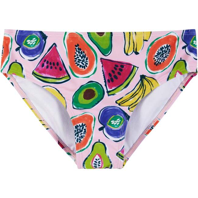 Pink Fruit Print Bikini - Two Pieces - 3