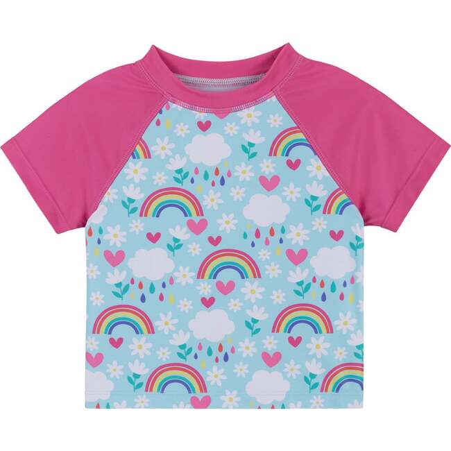 Infant Rashguard Set , Hearts and Rainbows - Rash Guards - 2