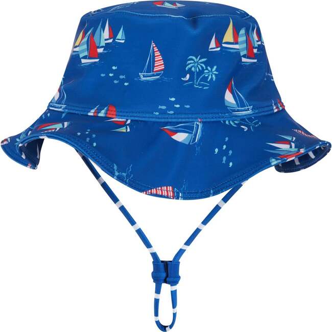 Infant Swim Romper and Hat , Sailboat Print - One Pieces - 4