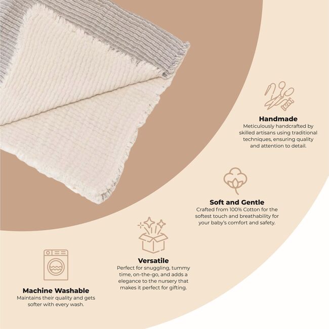 Shoreline Stripe Blanket - Blankets - 6