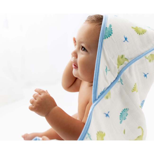 Hooded Towel Set, Dinosaur - Bath Towels - 3