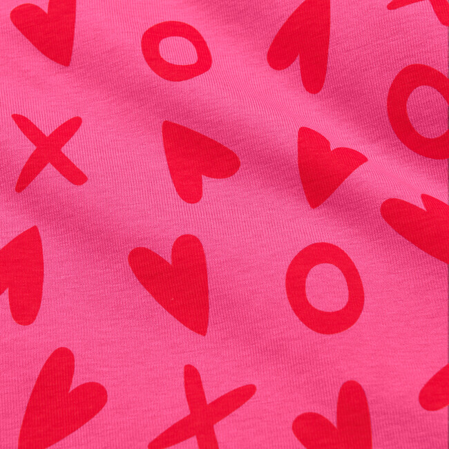 Organic PJ Set In Gumball XOs, Gumball XO Hearts - Pajamas - 2
