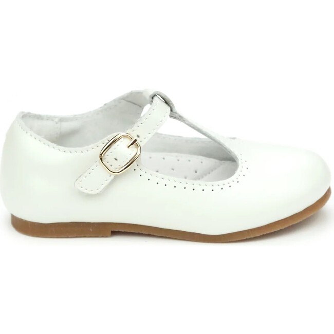 Eleanor T-Bar Flat, Pearl - Flats - 2
