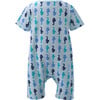 Seahorse Romper, Blue - Rompers - 3