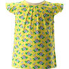 Coconut Ruffle Top, Yellow - Shirts - 1 - thumbnail