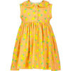 Baby Pineapple Dress, Orange - Dresses - 1 - thumbnail