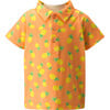 Baby Pineapple Polo Shirt, Orange - Polo Shirts - 1 - thumbnail