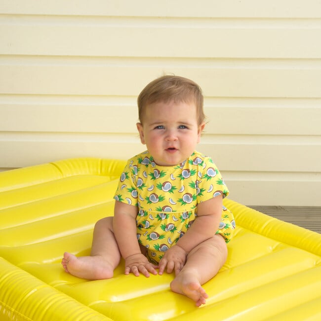 Coconut Bubble, Yellow - Rompers - 2