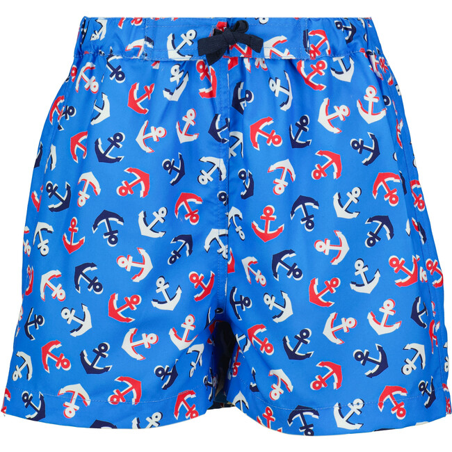 Anchor Swim Shorts, Blue