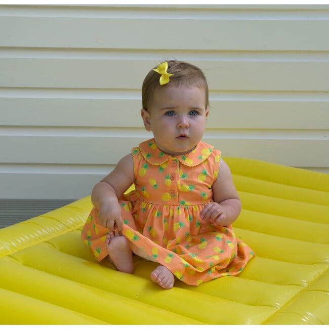 Baby Pineapple Dress, Orange - Dresses - 2