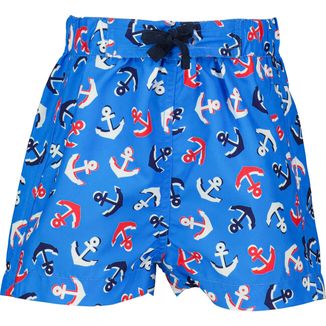 Baby Anchor Swim Shorts, Blue