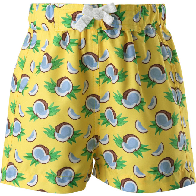 Baby Coconut Swim Shorts, Yellow