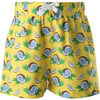 Baby Coconut Swim Shorts, Yellow - Swim Trunks - 1 - thumbnail