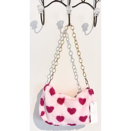 Pillow Heart Furry Bag - Bags - 2