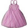 Peach Dress, Lavender Magenta - Dresses - 1 - thumbnail