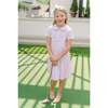 Sydney Girls' Dress, Pink and White Stripes - Dresses - 3