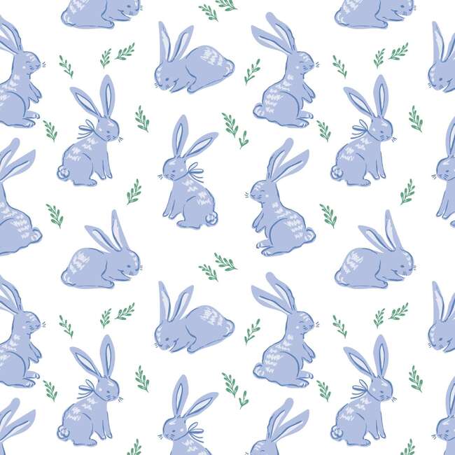 Palmer Boys' Bubble, Bunny Hop Blue - Onesies - 2