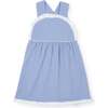 Eden Girls' Dress, Blue and White Stripes - Dresses - 1 - thumbnail