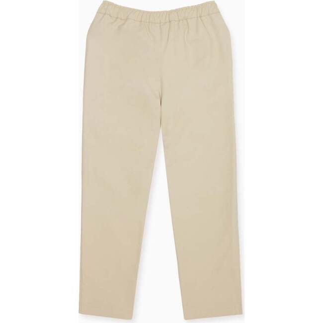 Andreas Cotton Trousers, Beige - Pants - 4