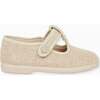 Pedro Canvas Baby T-Bar Espadrille, Sand - Espadrilles - 3