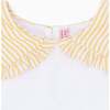 Florentina Cotton Top, Yellow - Shirts - 2