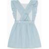 Hebe Linen Mix Skirt, Light Blue - Skirts - 4