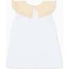 Florentina Cotton Top, Yellow - Shirts - 3