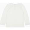 Baena Cotton Knit Cardigan, Ivory - Cardigans - 4