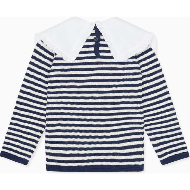 Morissa Cotton Knit Jumper, Ivory - Sweaters - 4