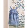 Clementina Embroidered Dress, Blue - Dresses - 2