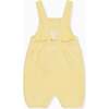 Crispa Cotton Bunny Baby Knitted Dungarees, Vanilla - Overalls - 4