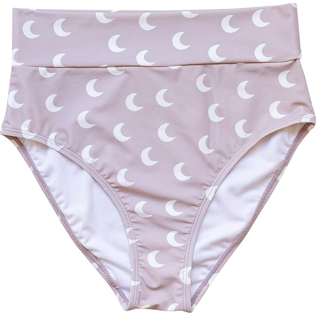 Women's Basic Print Bikini Bottom, Moons