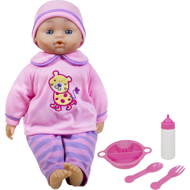 Lissi 16 Inch Soft Baby Doll w/ Feeding Accessories