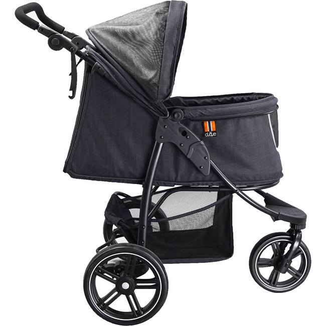 Pet 3-Wheel Stroller - For Dog, Cat & Pets Up To 33 lbs w/ Front 360-Degree Swivel Wheel, Easy Folding