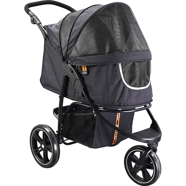 Pet 3-Wheel Stroller - For Dog, Cat & Pets Up To 33 lbs w/ Front 360-Degree Swivel Wheel, Easy Folding - Pet Accessories - 4