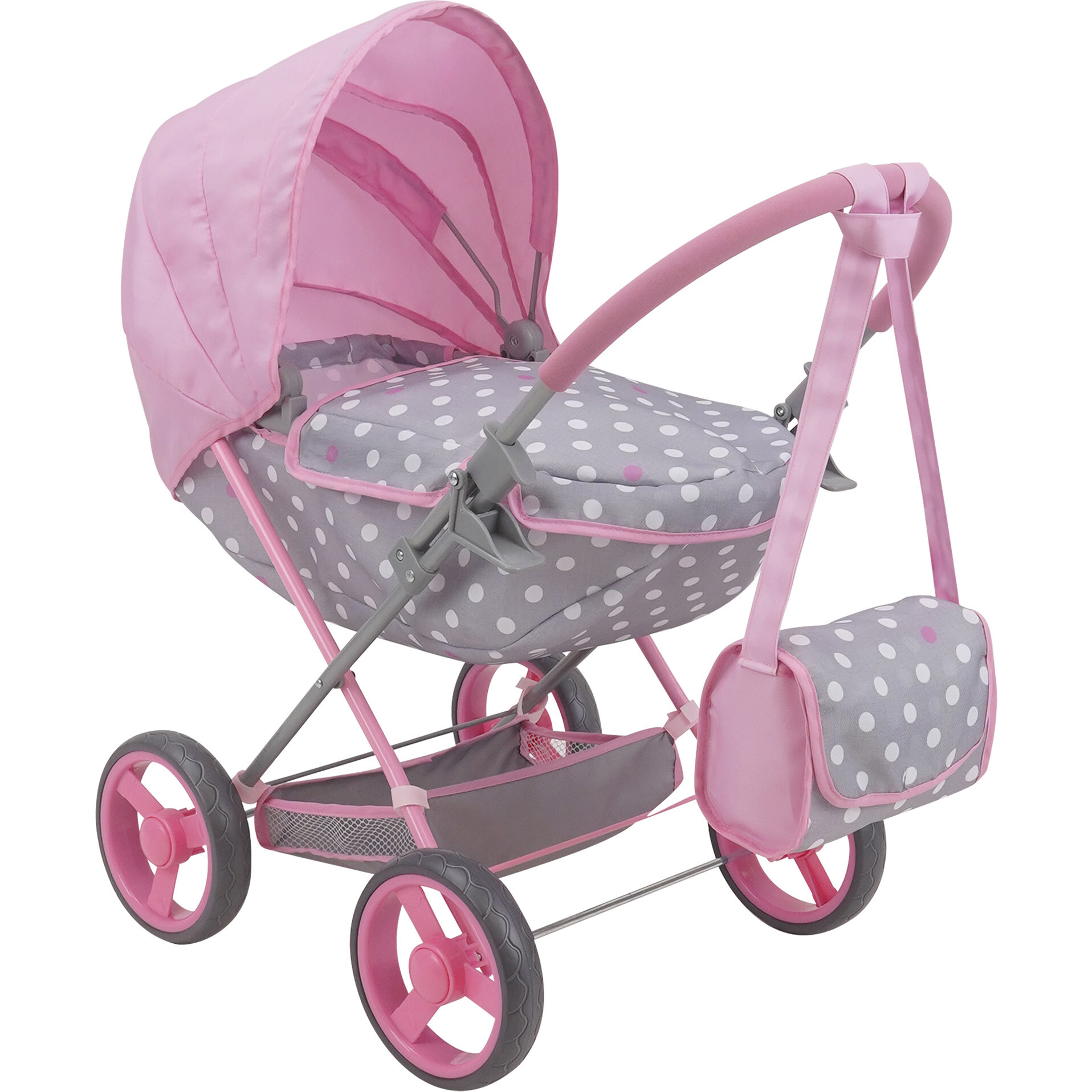 Cotton Candy Pink: Doll Deluxe Pram Doll Accessory - Doll Accessories - 1