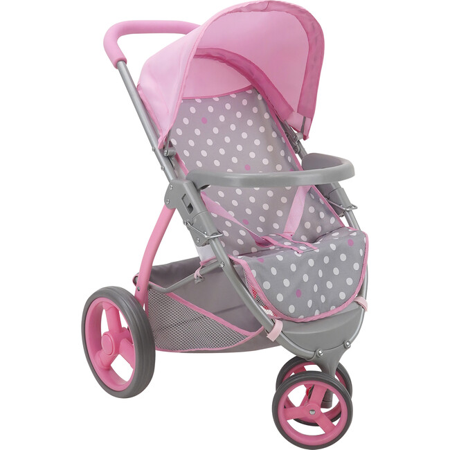 Cotton Candy Pink Doll Jogger Stroller - Fits Dolls Up to 24"