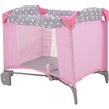 Cotton Candy Pink Doll Play Yard - Pink, Grey, Polka Dot - Doll Accessories - 3