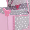 Cotton Candy Pink Doll Play Yard - Pink, Grey, Polka Dot - Doll Accessories - 4