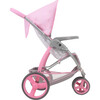 Cotton Candy Pink Doll Jogger Stroller - Fits Dolls Up to 24" - Doll Accessories - 4