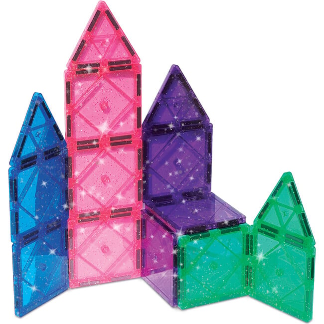 Crayola Glitter Magnetic Tiles 14 Piece Expansion Pack - Magnetic Tiles - 2