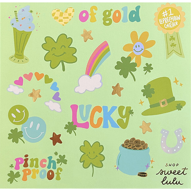 Happy Go Lucky Sticker Set