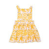 Pinafore Dress, Bananas - Dresses - 1 - thumbnail