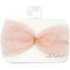 Light Pink/Gold Foil Glinda Bow Nylon Headband, Pale Pink/Gold - Headbands - 1 - thumbnail