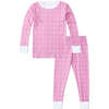 Sailor Hearts Two Piece Pajamas, Pink - Pajamas - 1 - thumbnail