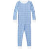 Sailor Hearts Two Piece Pajamas, Blue - Pajamas - 2