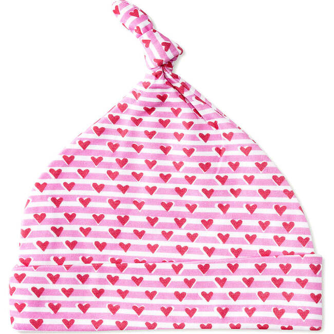 Sailor Hearts Baby Hat, Pink